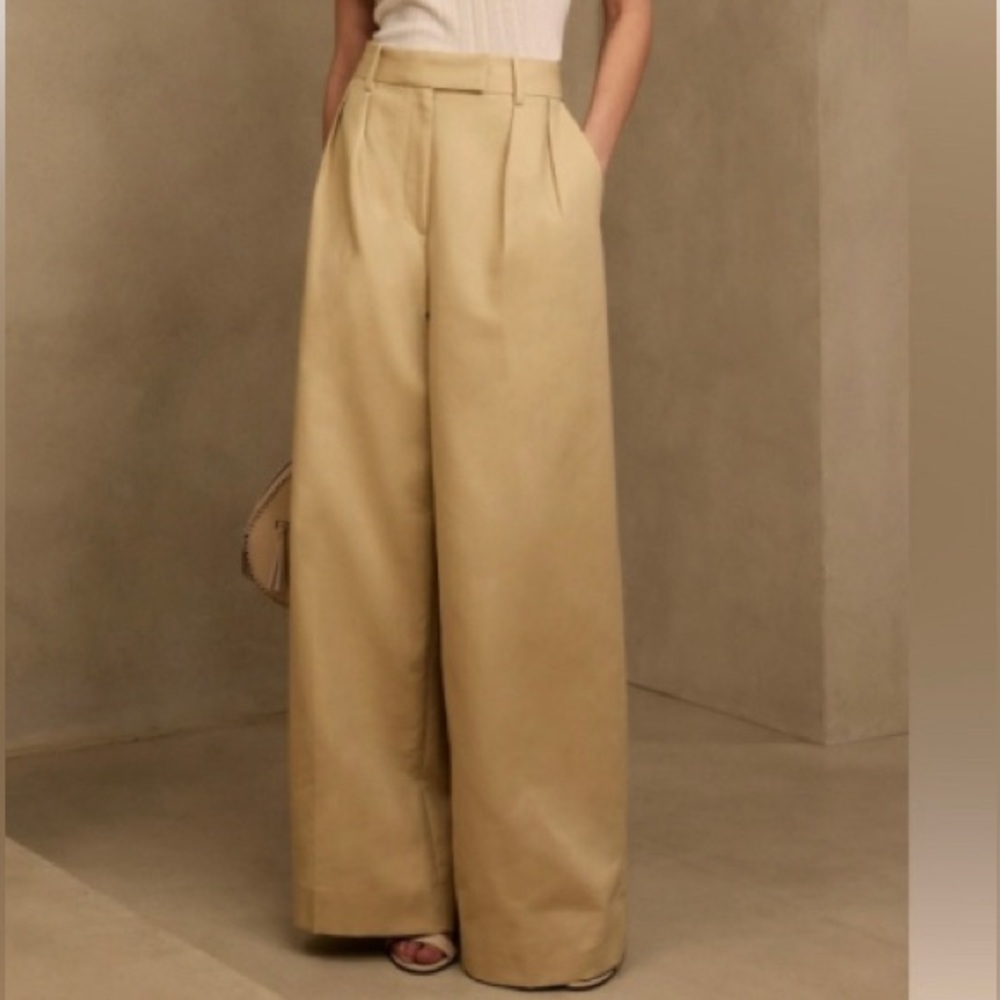 BANANA REPUBLIC CRUISE WIDE-LEG PANT NWT 4P
